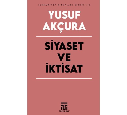 Siyaset Ve İktisat