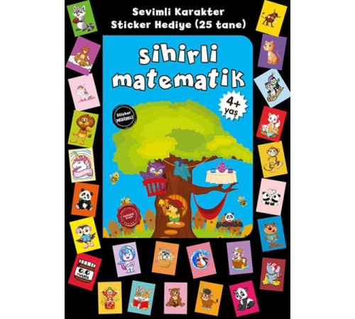 Stickerlı 4+ Yaş Sihirli Matematik