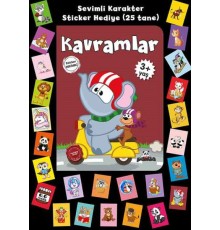 Stickerlı 3+ Yaş Kavramlar