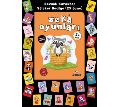 Stickerlı 5+ Yaş Zekâ Oyunları
