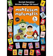 Stickerlı 5+ Yaş Muhteşem Matematik