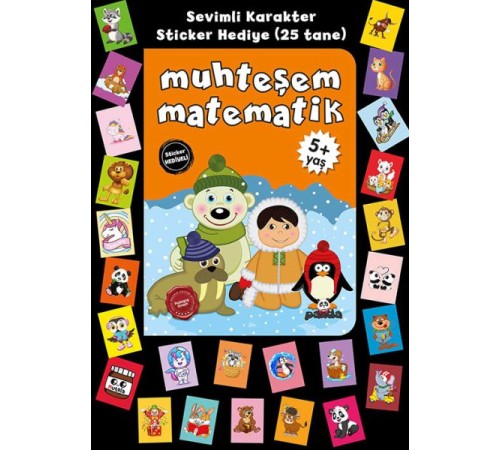 Stickerlı 5+ Yaş Muhteşem Matematik Stickerlı 5+ Yaş Muhteşem Matematik
