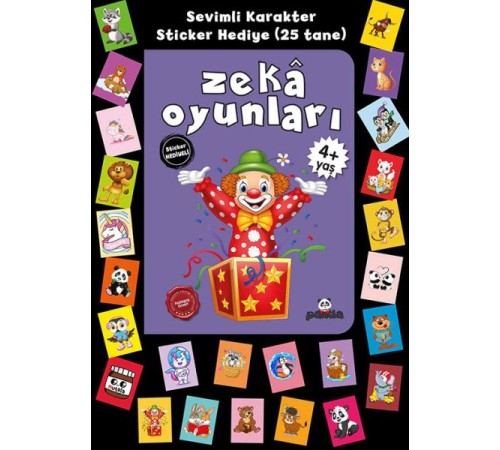 Stickerlı 4+ Yaş Zekâ Oyunları