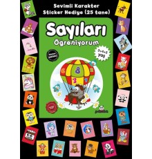 Stickerlı 3+4+5 Yaş Sayıları Öğreniyorum