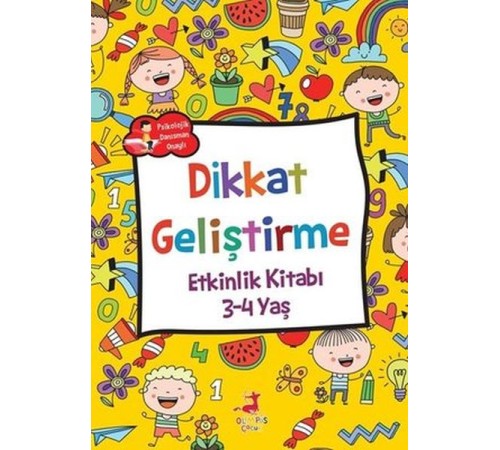 Dikkat Geliştirme - Etkinlik Kitabı (3-4 Yaş)