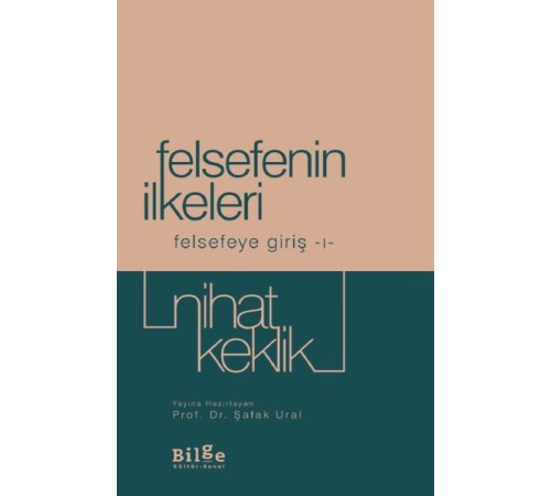 Felsefenin İlkeleri Felsefenin İlkeleri