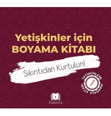 Yetişkinler İçin Boyama Kitabı-Mandala