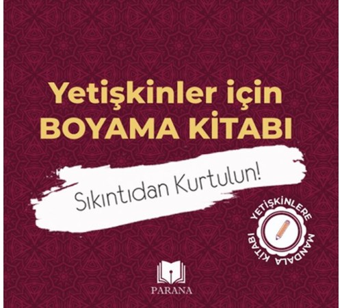 Yetişkinler İçin Boyama Kitabı-Mandala Yetişkinler İçin Boyama Kitabı-Mandala