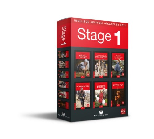 İngilizce Seviyeli Hikayeler Seti - Stage-1