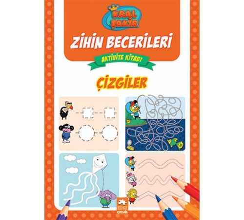 Çizgiler - Kral Şakir Zihin Becerileri Aktivite Kitabı Çizgiler - Kral Şakir Zihin Becerileri Aktivite Kitabı