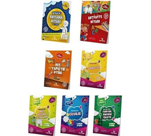 Okul Öncesi Seti - 7 Kitap Takım