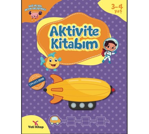 3-4 Yaş Aktivite Kitabı