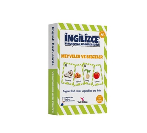 İngilizce Kelime Kartları - Meyveler ve Sebzeler
