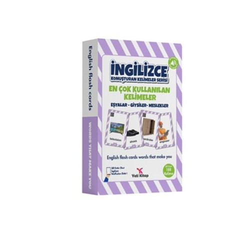 İngilizce Kelime Kartları Eşyalar-Giysiler-Meslekler İngilizce Kelime Kartları Eşyalar-Giysiler-Meslekler