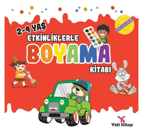 Etkinliklerle Boyama Kitabı 1 - (2-4 Yaş)