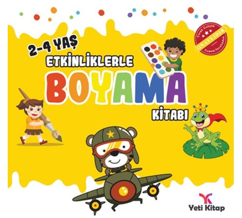 Etkinliklerle Boyama Kitabı 2 - (2-4 Yaş)