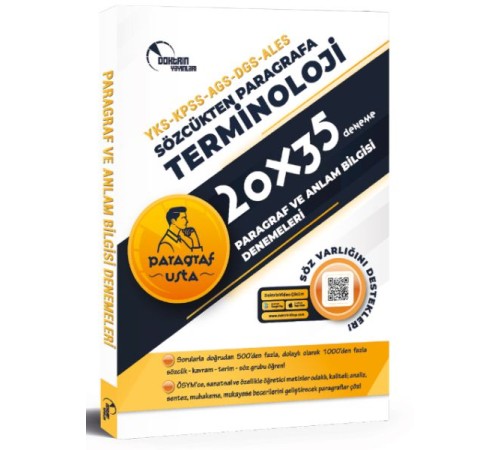Doktrin Yayınları YKS-KPSS-AGS-DGS-ALES Paragraf 20*35 Deneme