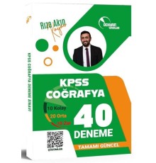Doktrin KPSS Coğrafya 40 Deneme Çözümlü