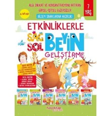 Etkinliklerle Sağ Beyin Sol Beyin Geliştirme (7 yaş) 6’lı Set