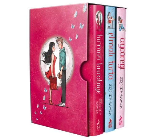 Ayçöreği - Elmalı Turta - Kırmızı Kurabiye (3 Kitap Takım) (Ciltli)