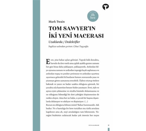 Tom Sawyer’ın İki Yeni Macerası