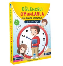 Eğlenceli Oyunlarla İlk Okuma Kitaplarım Set (10 Kitap)