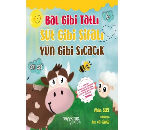 Bal Gibi Tatlı Süt Gibi Şifalı Yün Gibi Sıcacık 3’lü Set