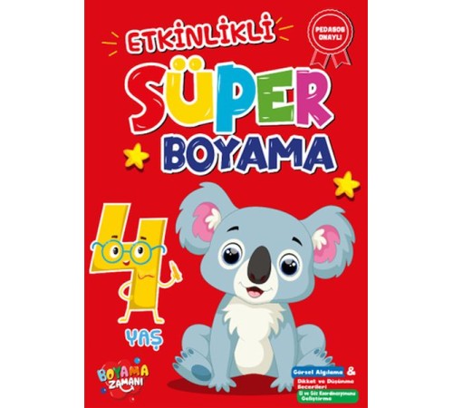 Etkinlikli Süper Boyama 4 Yaş Etkinlikli Süper Boyama 4 Yaş