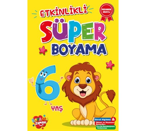 Etkinlikli Süper Boyama 6 Yaş
