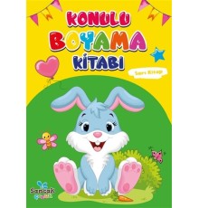 Konulu Boyama Kitabı - Sarı Kitap