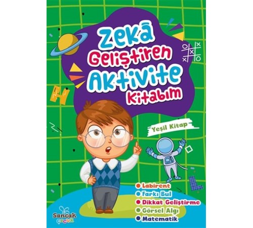 Zeka Geliştiren Aktivite Kitabım - Yeşil Kitap Zeka Geliştiren Aktivite Kitabım - Yeşil Kitap