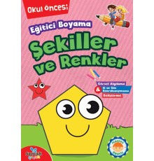 Eğitici Boyama - Şekiller ve Renkler