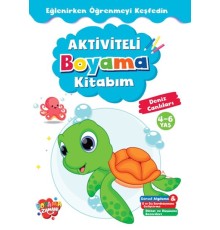 Aktiviteli Boyama Kitabı Deniz Canlıları