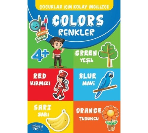 Çocuklar İçin Kolay İngilizce - Colors Renkler