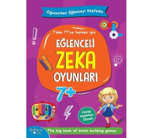 Eğlenceli Zeka Oyunları - Mor Kitap -Öğrenirken Eğlenceyi Keşfedin