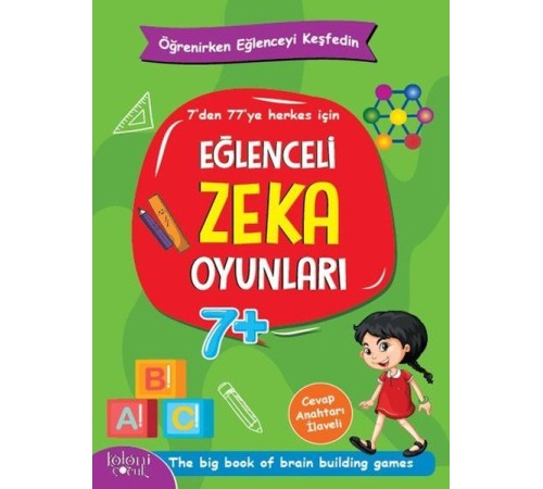 Eğlenceli Zeka Oyunları - Yeşil Kitap - Öğrenirken Eğlenceyi Keşfedin