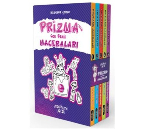 Prizma’nın Çok Şekil Maceraları Seti - 5 Kitap Takım