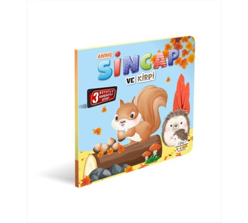 Anne Sincap Ve Kirpi 3 Boyutlu Anne Sincap Ve Kirpi 3 Boyutlu
