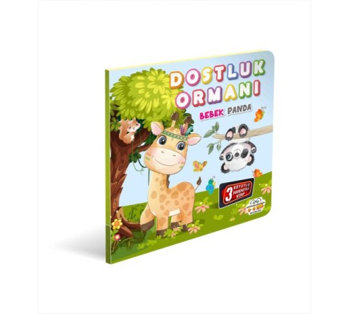 Dostluk Ormanı Bebek Panda 3 Boyutlu