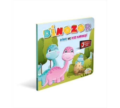 Dinozor Dino Ve Kız Kardeşi 3 Boyutlu