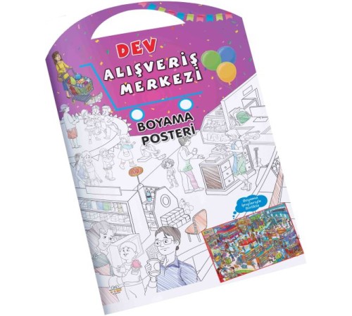 Alışveriş Merkezi Dev Boyama Posteri Alışveriş Merkezi Dev Boyama Posteri