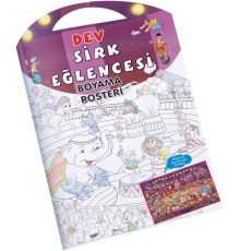 Sirk Eğlencesi Dev Boyama Posteri