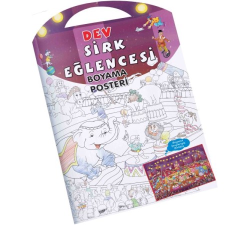 Sirk Eğlencesi Dev Boyama Posteri Sirk Eğlencesi Dev Boyama Posteri