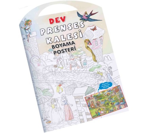 Prenses Kalesi Dev Boyama Posteri Prenses Kalesi Dev Boyama Posteri