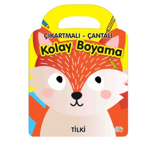 Tilki - Çıkartmalı-Çantalı Kolay Boyama Tilki - Çıkartmalı-Çantalı Kolay Boyama