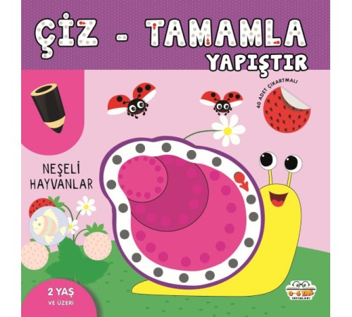 Çiz-Tamamla-Yapıştır Neşeli Hayvanlar Çiz-Tamamla-Yapıştır Neşeli Hayvanlar