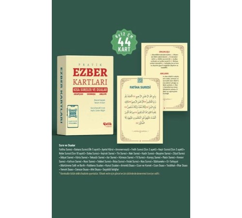 Pratik Ezber Kartları Kısa Sureler ve Dualar