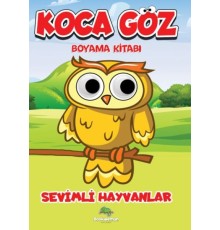 Koca Göz Boyama –Sevimli Hayvanlar