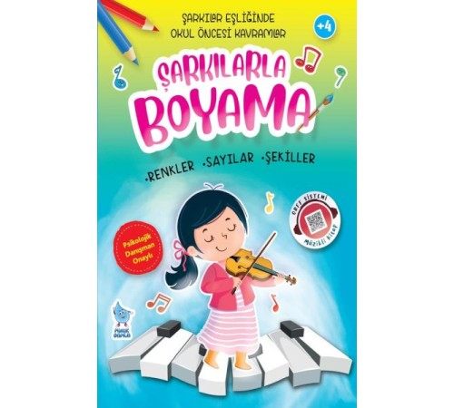 Şarkılarla Boyama (4 Kitap)