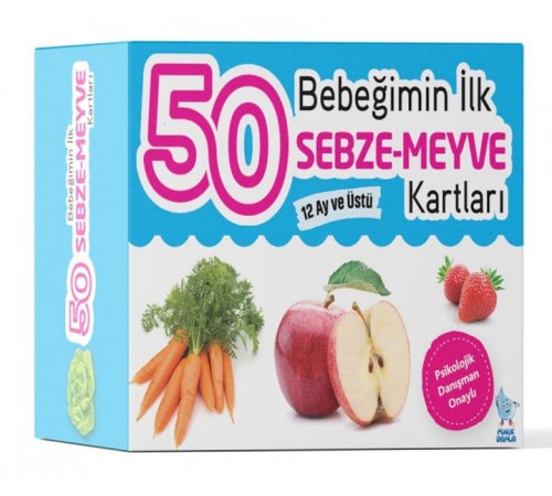 Bebeğimin İlk 50 Sebze-Meyve Kartları